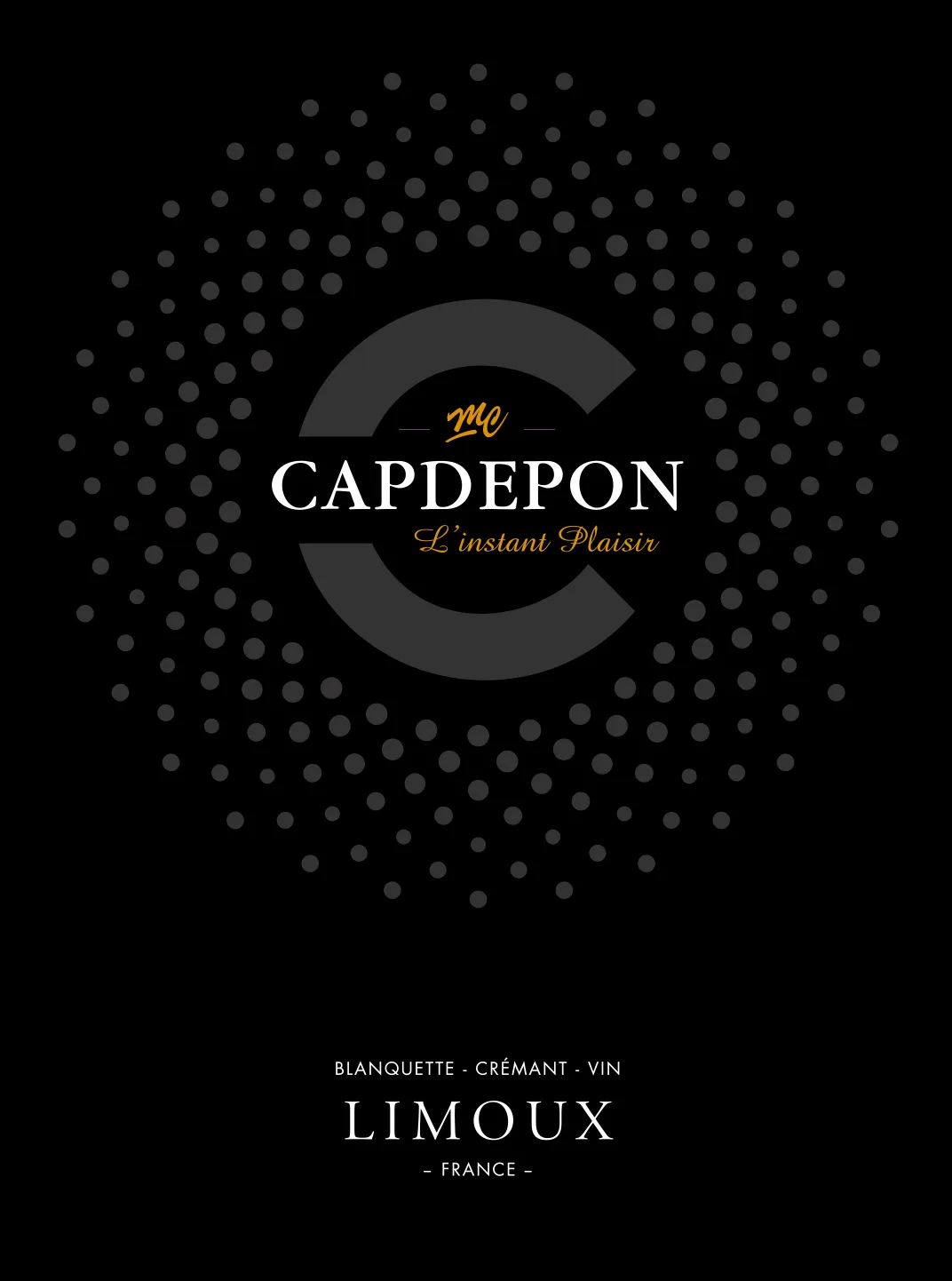 Domaine Capdepon wine estate poster